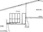 House cross section A drawing