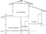 House cross section B drawing